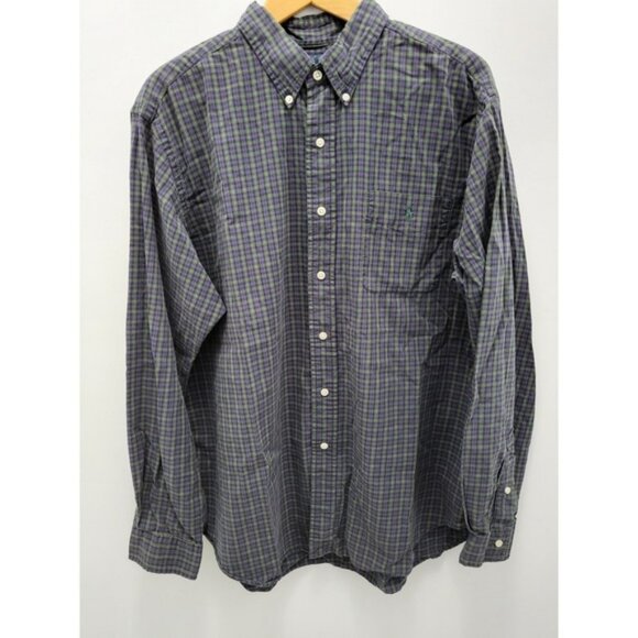 Ralph Lauren Other - Ralph Lauren Classic Fit Shirt Mens XL Plaid Purple Green Blue Pony Chest Pocket